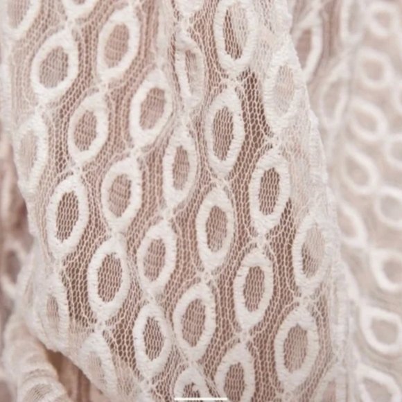 Zara Embroidered Tulle Top S - Picture 5 of 13